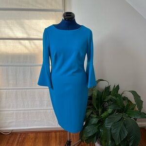 Calvin Klein Blue Midi Dress